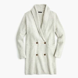 J. Crew Double Breasted Cardigan Coat